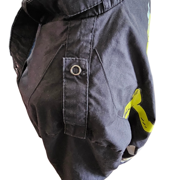 Racer Style Nickelodeon Jacket with Classic 90's Rugrats Graffic Art - Picture 8 of 13